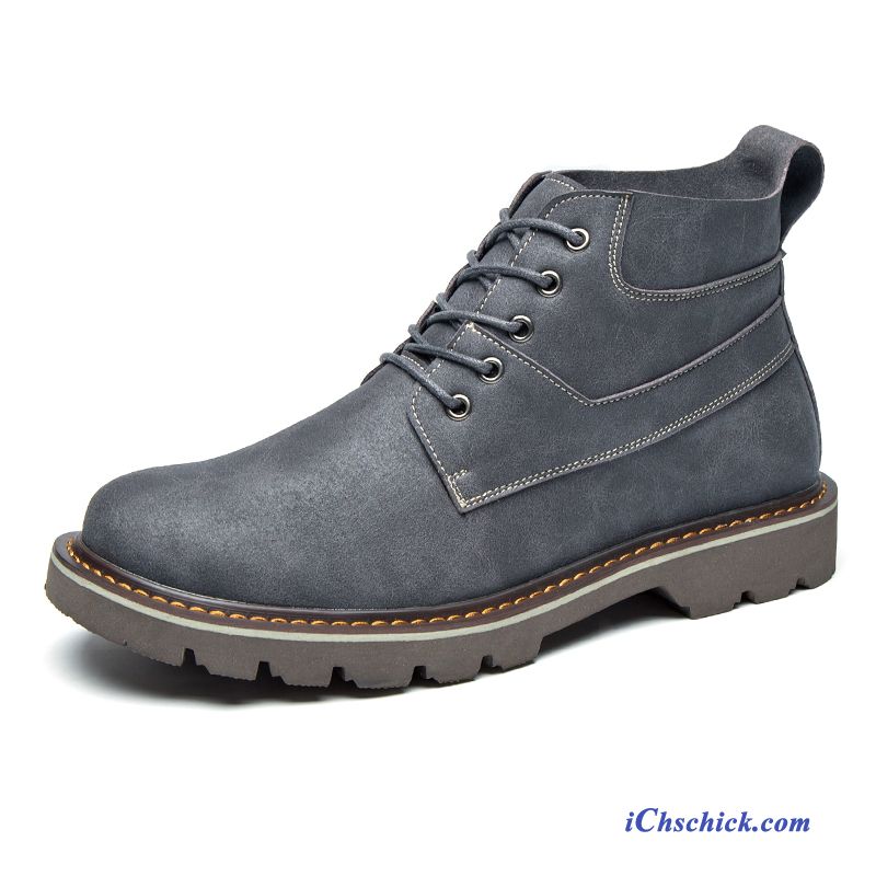 Herren Mode Boots Braun, Männer Stiefeletten