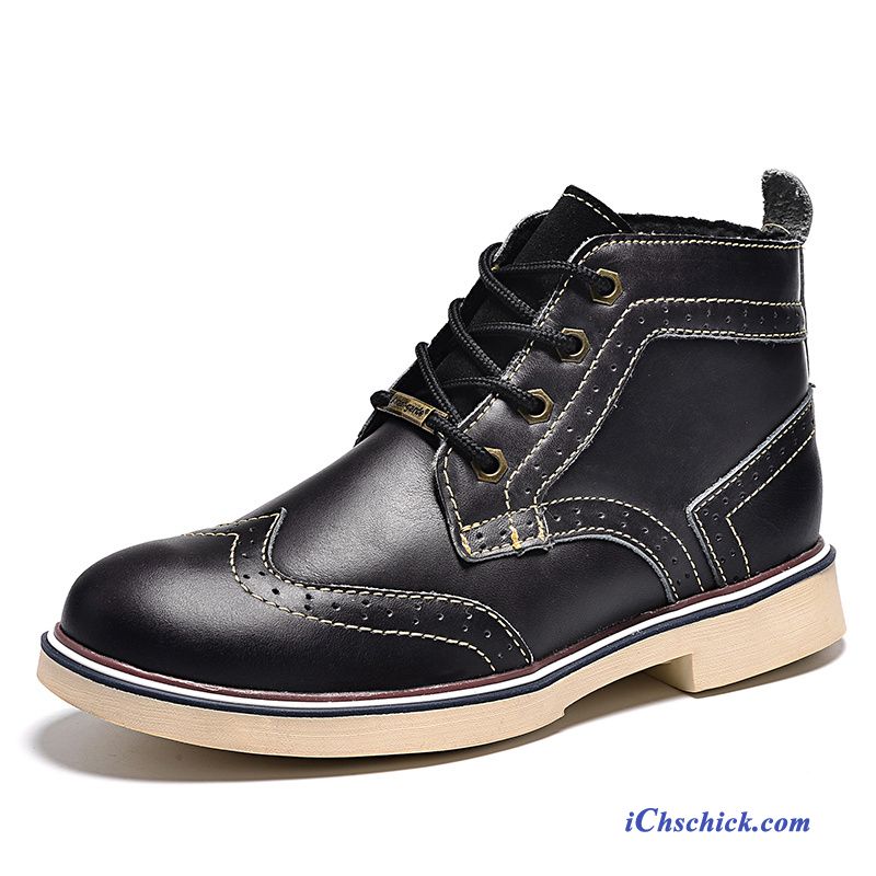 Herren Mode Boots Schwarz, Männer Schuhe Online Kaufen Günstig