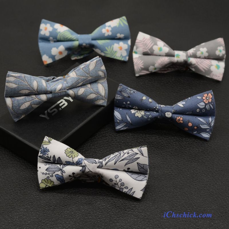 Herren Querbinder Fliege Formelle Kleidung Bowknot England Doppelter Rock Business Grau Angebote