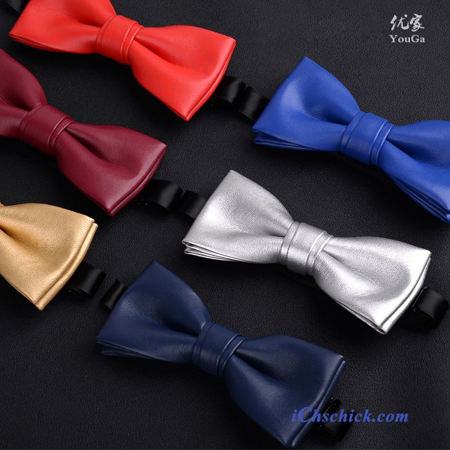 Herren Querbinder Fliege Gastgeber Luxus Trend Bowknot Bräutigam Marineblau Sale