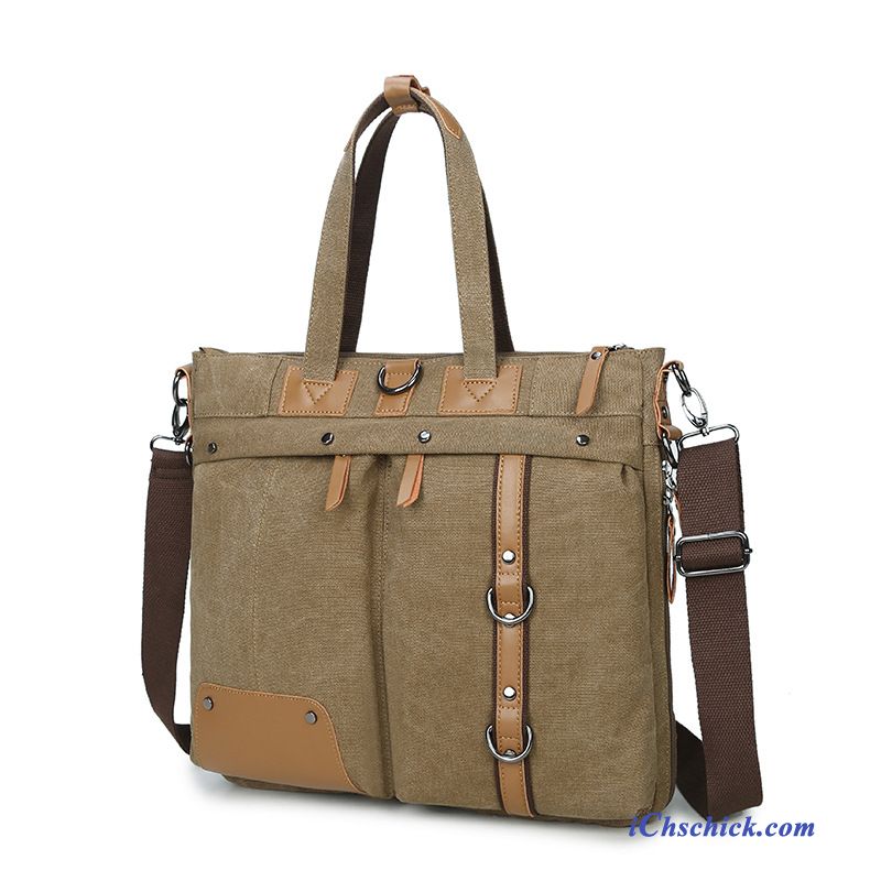 Herren Shopper Taschen, Ledertasche Braun Herren Verkaufen