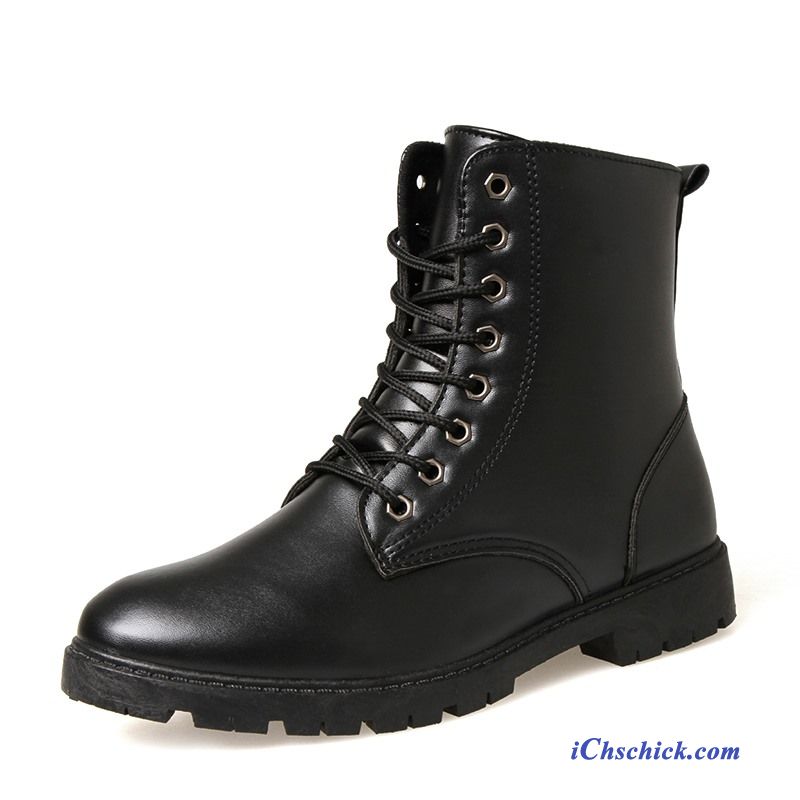 Herren Stiefeletten Winter, Winterschuhe Herren Schwarz Günstig