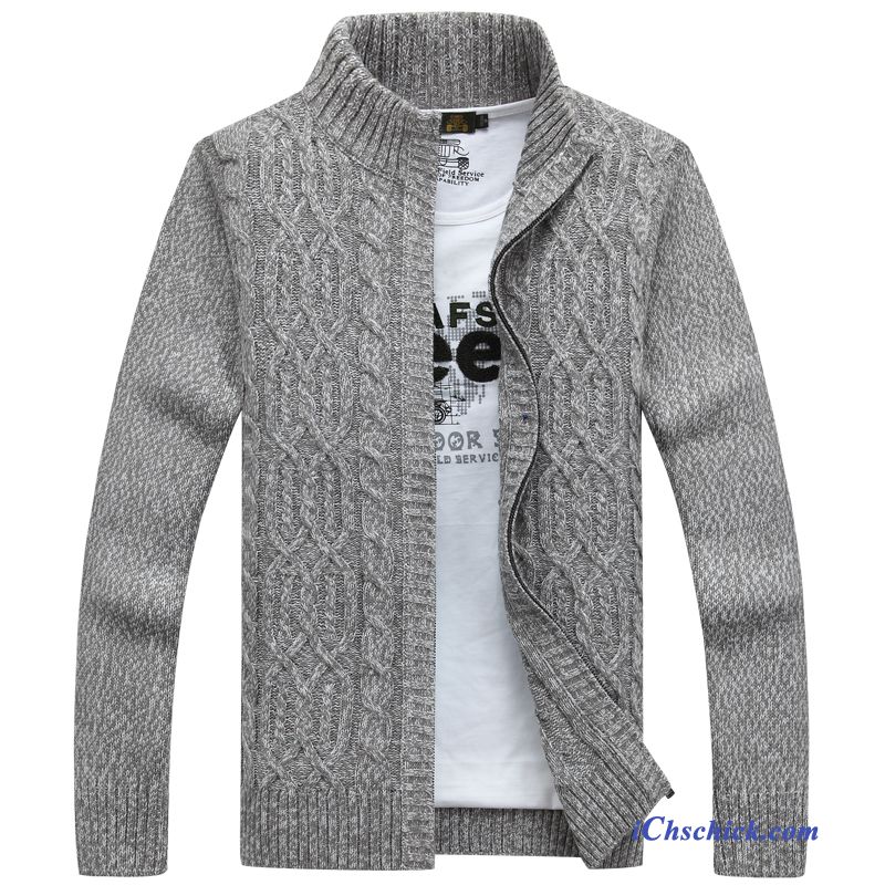 Herren Strickpullover V Ausschnitt, Rollkragenpullover Weiß Herren Günstig