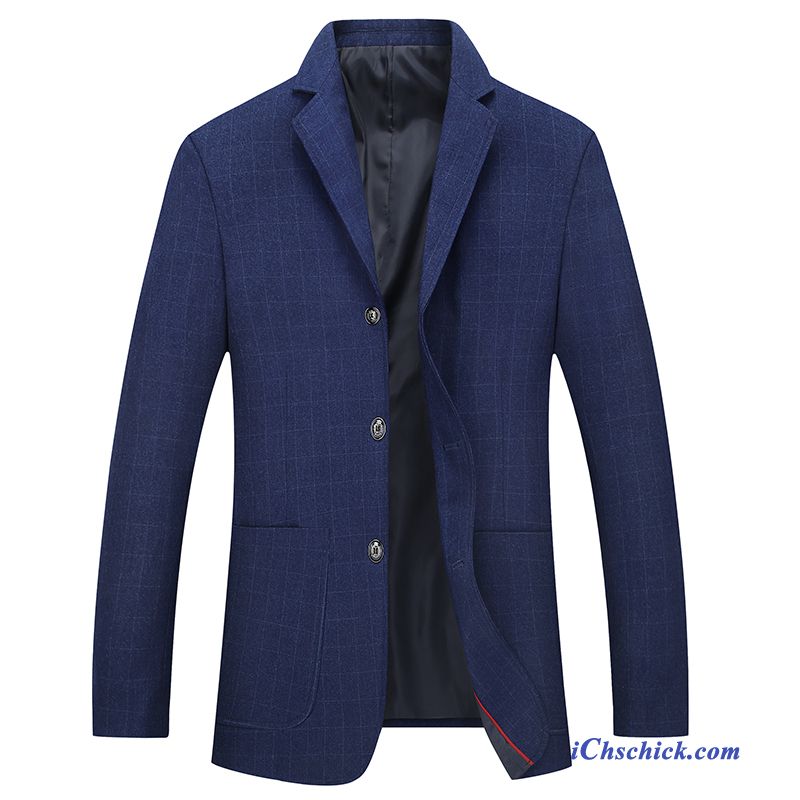 Hochzeitsblazer Männer, Herren Blazer Marineblau Günstig