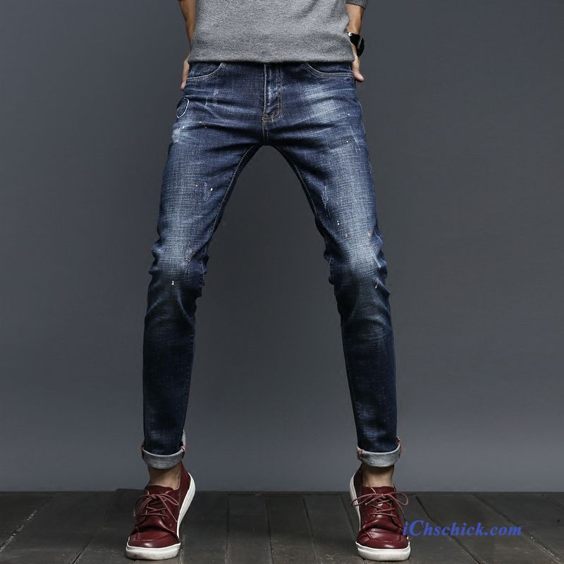 Jeans Destroyed Männer, Herren Jeans Slim Fit Stretch Günstig