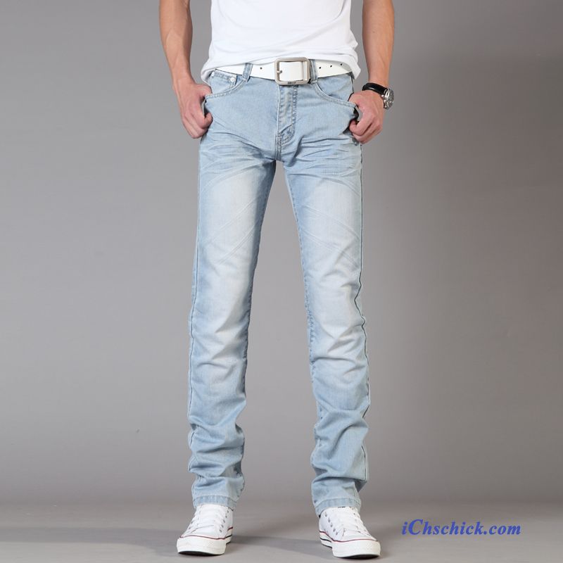 Jeans Knie Riss Herren, Fashion Jeans Herren Verkaufen