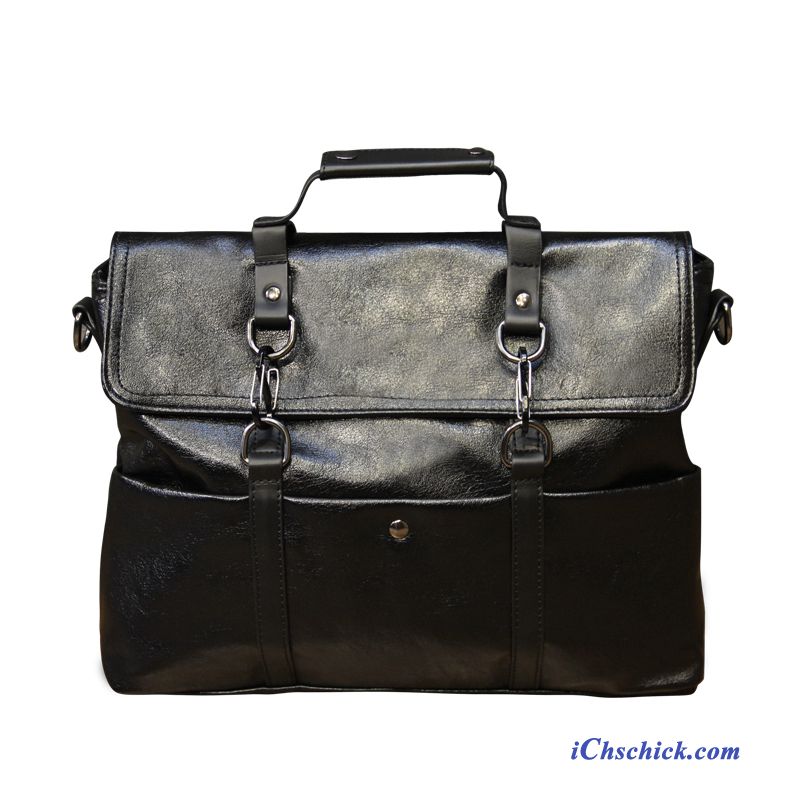 Leder Tragetasche Herren, Messenger Bag Herren Leder Billig