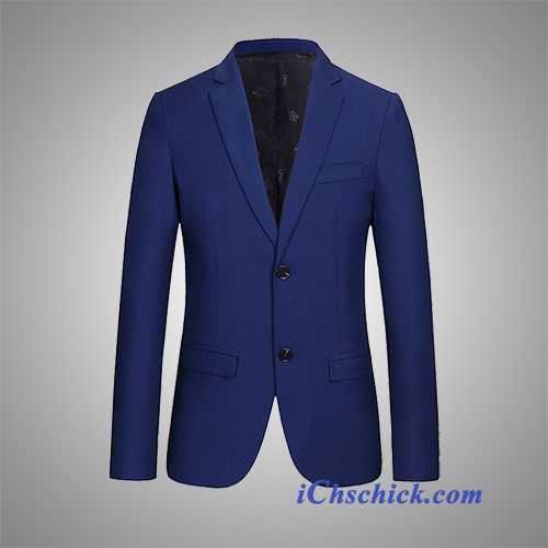 Marineblau Blazer, Coole Anzüge Für Männer Günstig