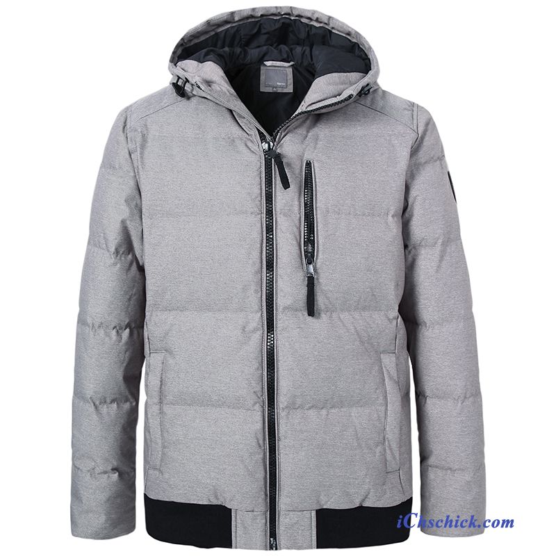 Mode Daunenjacke Herren Sandbeige, Ärmellose Daunenjacke Herren