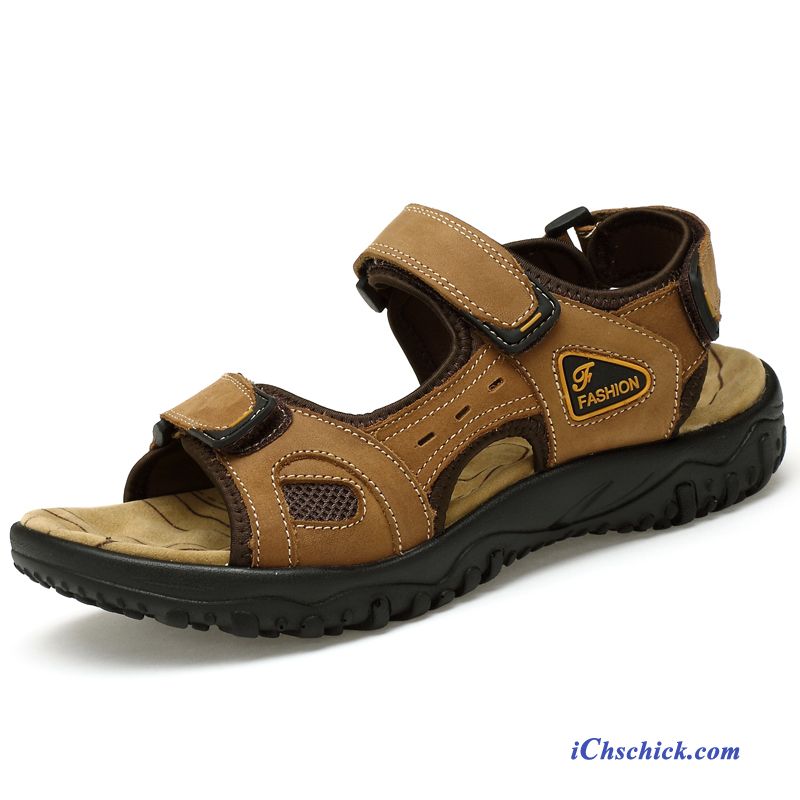 Sandalen Herren Leder, Outdoor Sandalen Herren Wasserfest