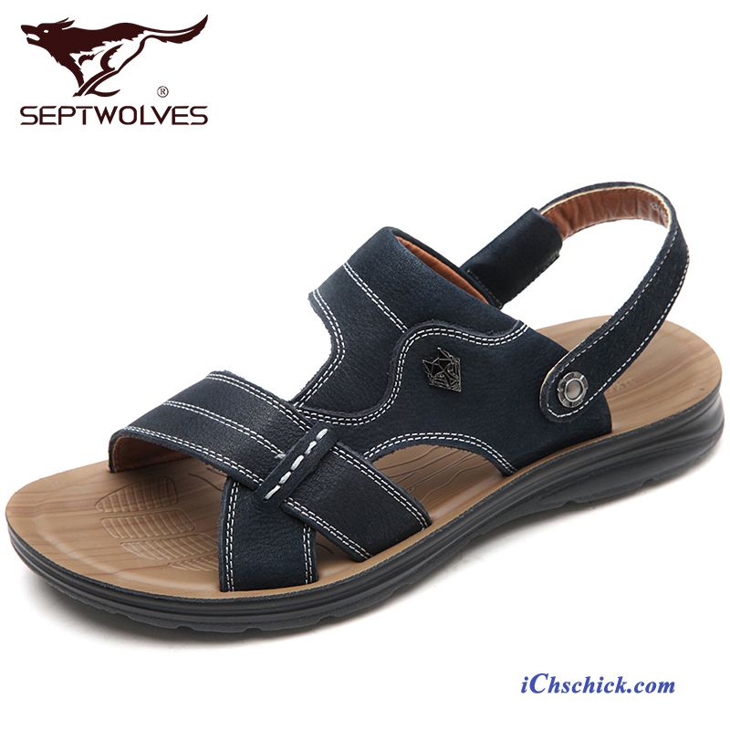 Sandalen Zum Binden Kupfer, Herren Sale