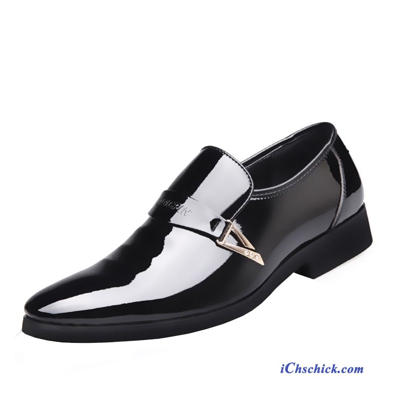 Schnürschuhe Herren Schwarz, Gefütterte Leder Schuhe Herren Kaufen