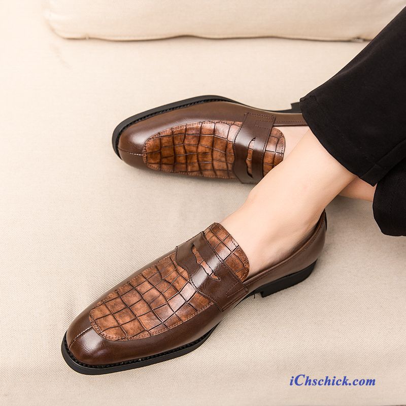 Schuhe Business-schuhe Casual British Trend Slip-on Geschäft Gelb Sale