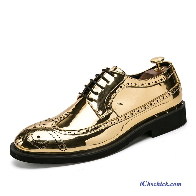Schuhe Business-schuhe Große Größe Geschäft British Formeller Anzug Casual Gold Online
