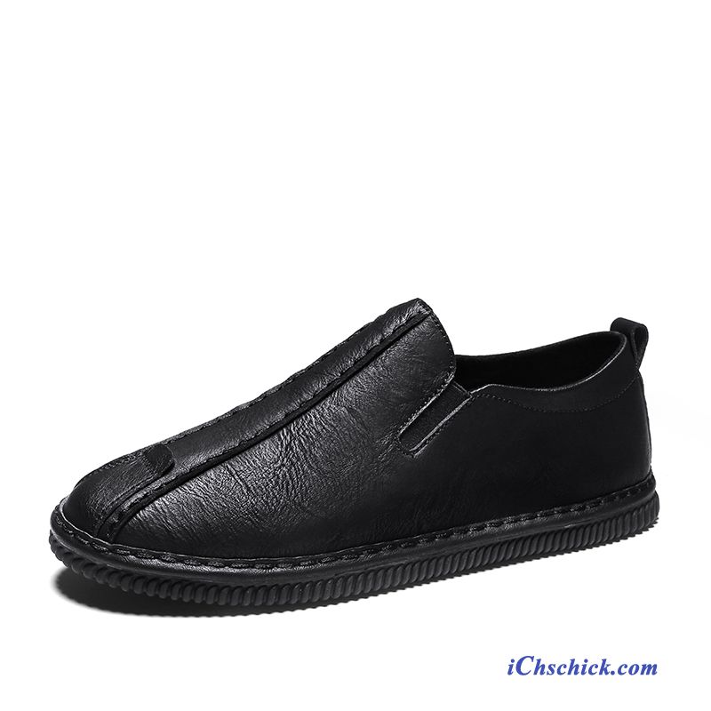 Schuhe Business-schuhe Mokassins Faul Allgleiches Slip-on Sommer Schwarz Günstige