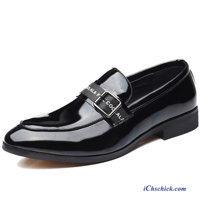 Schuhe Business-schuhe Sommer Casual British Trend Slip-on Schwarz Billig