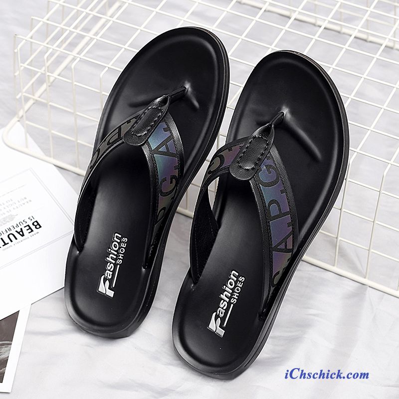 Schuhe Flip Flops Licht Rutschsicher Gemütlich Sandalen Atmungsaktiv Sandfarben Schwarz Günstig