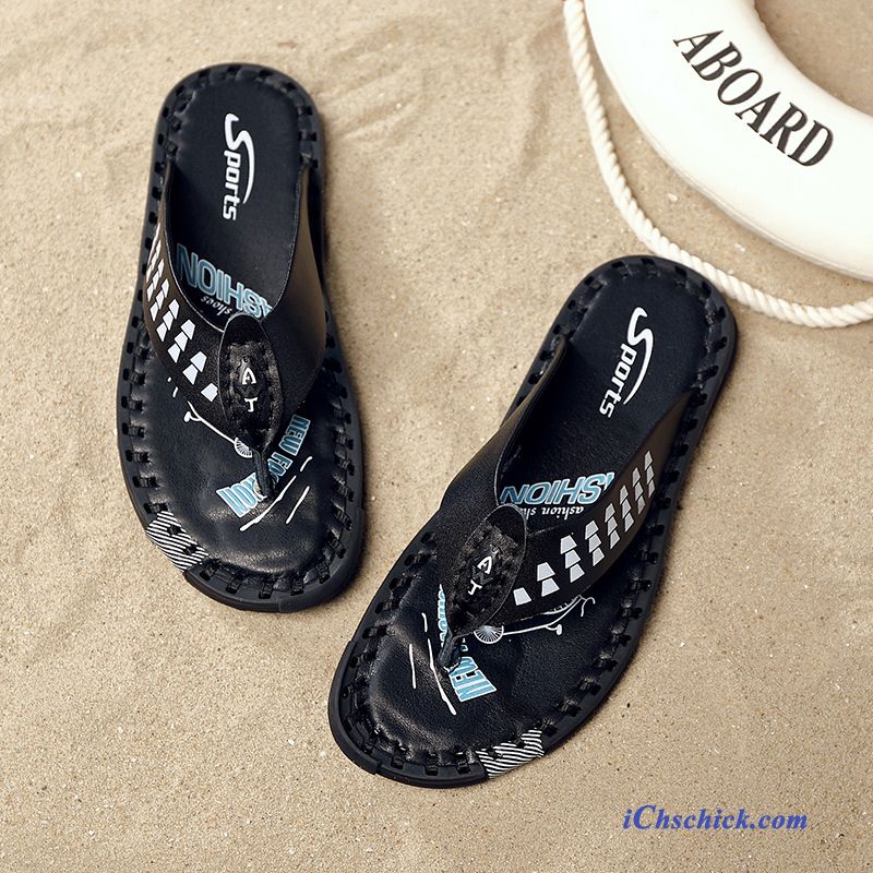 Schuhe Flip Flops Persönlichkeit Sandalen Neue Draussen Outwear Sandfarben Schwarz Online