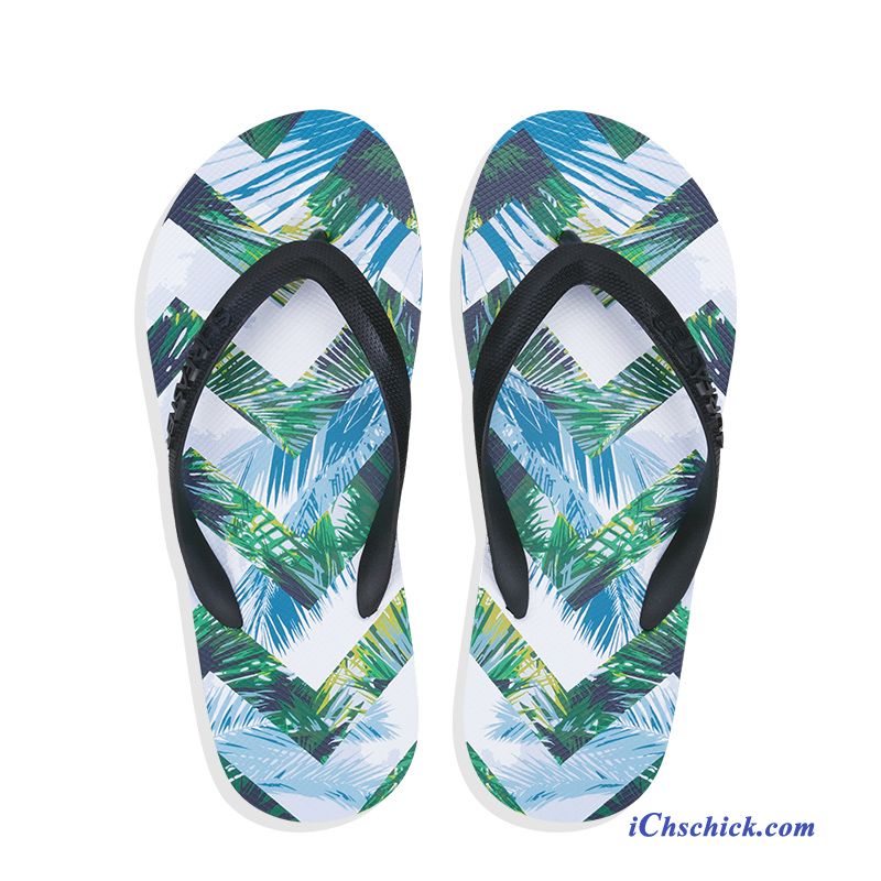 Schuhe Flip Flops Rutschsicher Neue Trend Hausschuhe Schüler Sandfarben Blau Kaufen