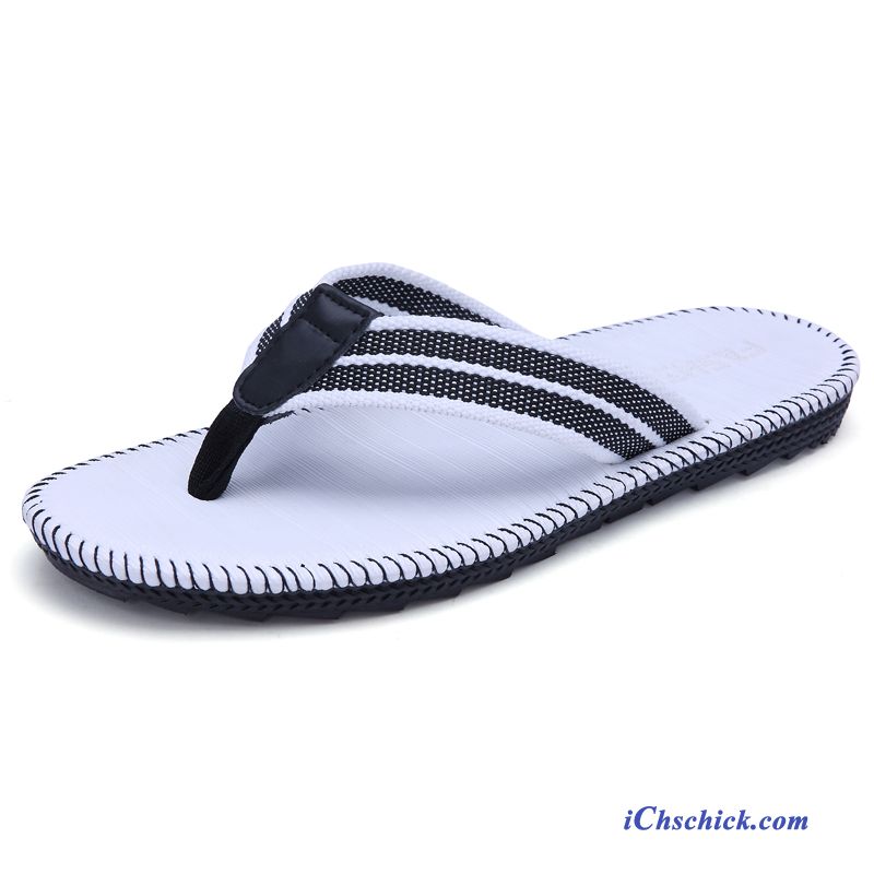 Schuhe Flip Flops Sommer Trend Lovers Pantolette Schüler Sandfarben Weiß Angebote
