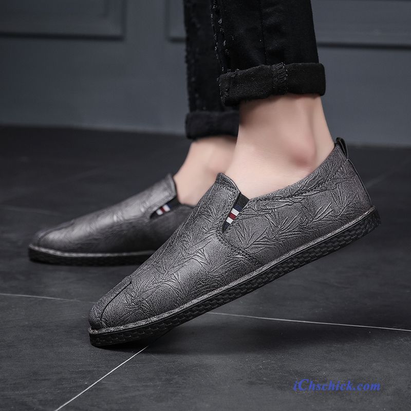 Schuhe Halbschuhe Neue Allgleiches Casual Atmungsaktiv Trend Grau Billige