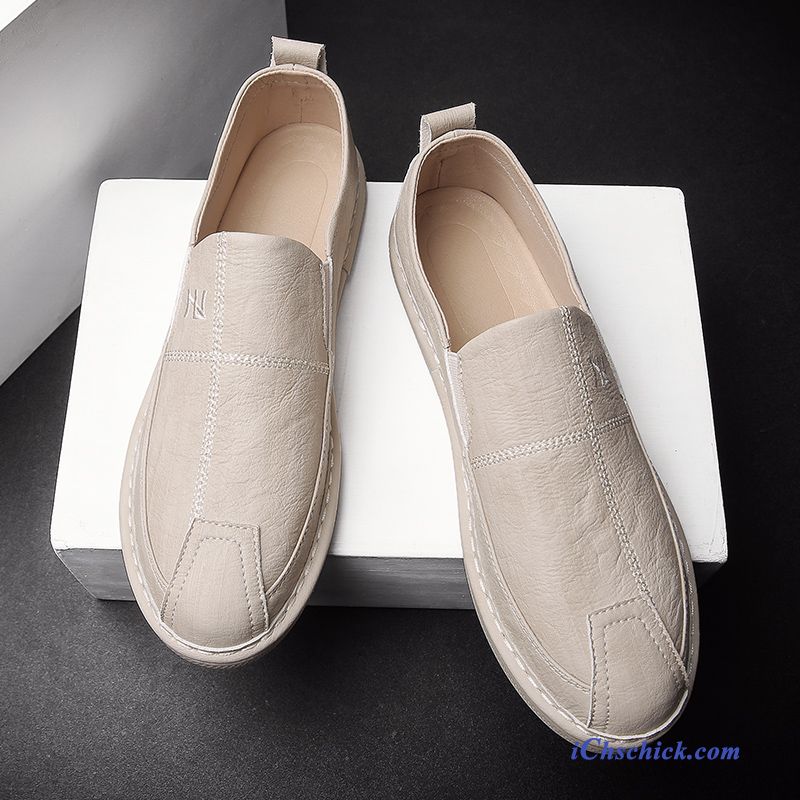 Schuhe Halbschuhe Trend British Neue Allgleiches Casual Beige Sale