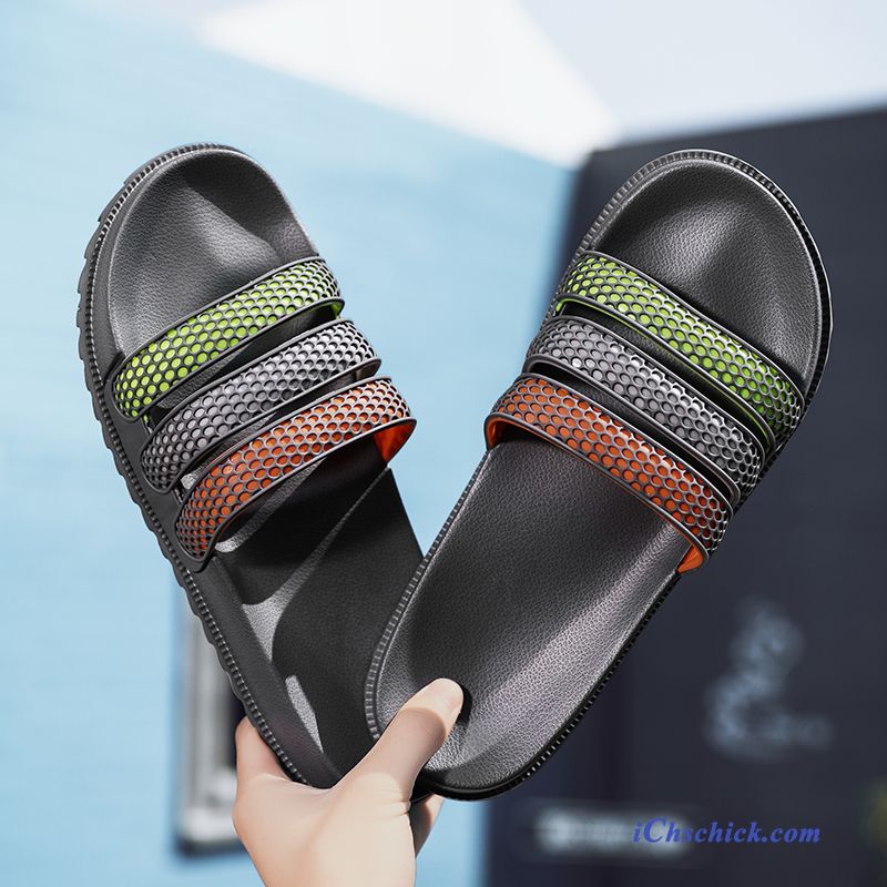 Schuhe Hausschuhe Outwear Sommer Draussen Trend Neue Mischfarben Schwarz Billige
