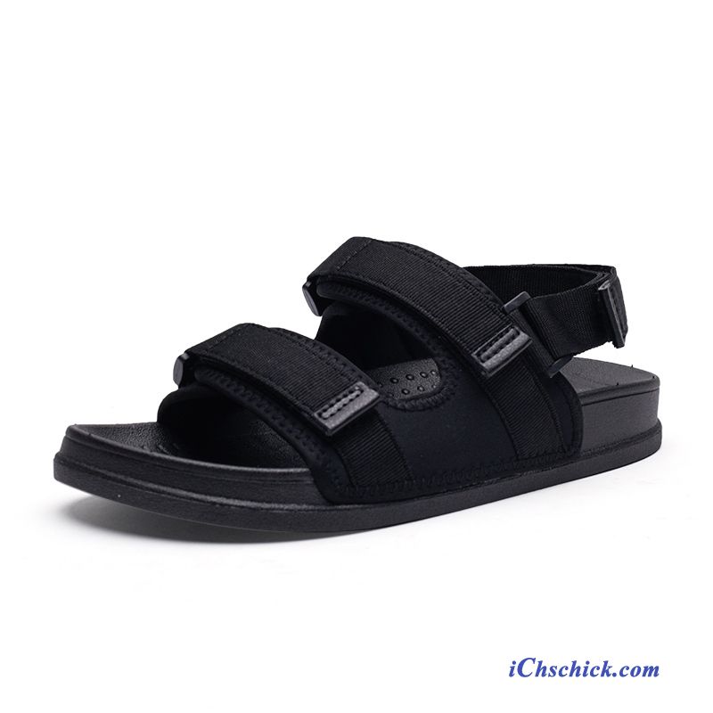 Schuhe Sandalen Casual Hausschuhe Trend Mode Sommer Sandfarben Schwarz Bestellen