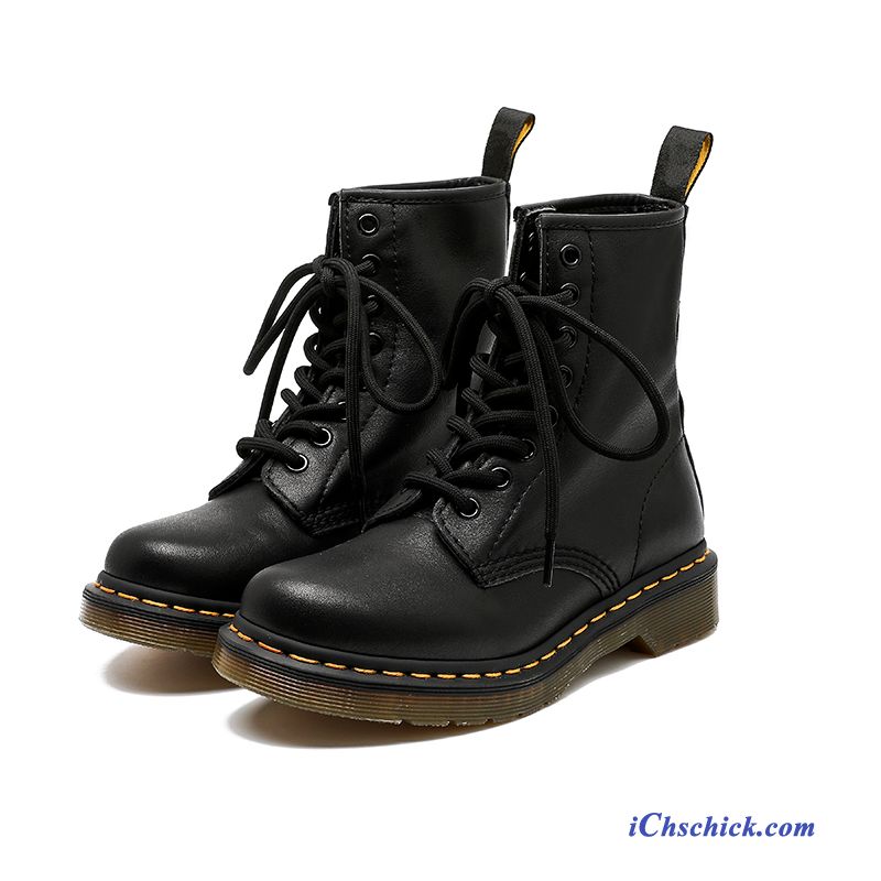 Schuhe Stiefel British Damen Hohe Schön Neue Schwarz Online