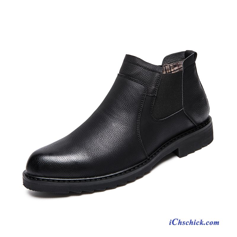 Schuhe Stiefel Lederschuhe Slip-on Allgleiches British Hohe Schwarz Online