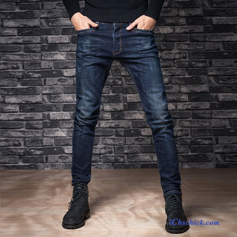 Skinny Jeans Herren Blau, Jeans Billig Kaufen