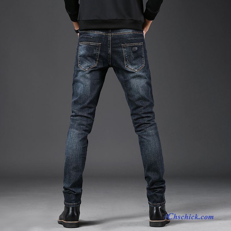 Skinny Jeans Herren Schwarz, Skinny Jeans Herren Zerrissen