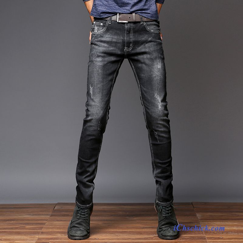 Slim Low Jeans Herren, Jeans Herren Regular Fit Billig