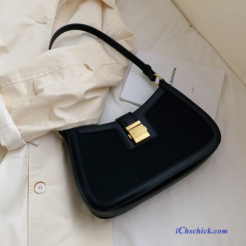 Taschen Handtaschen Mattiert Allgleiches Trend Klein Mode Schwarz Sale
