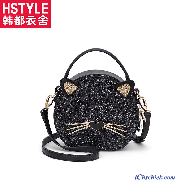 Taschen Handtaschen Mode Messenger-tasche Das Neue Katze Leoparddruck Schwarz Kaufen