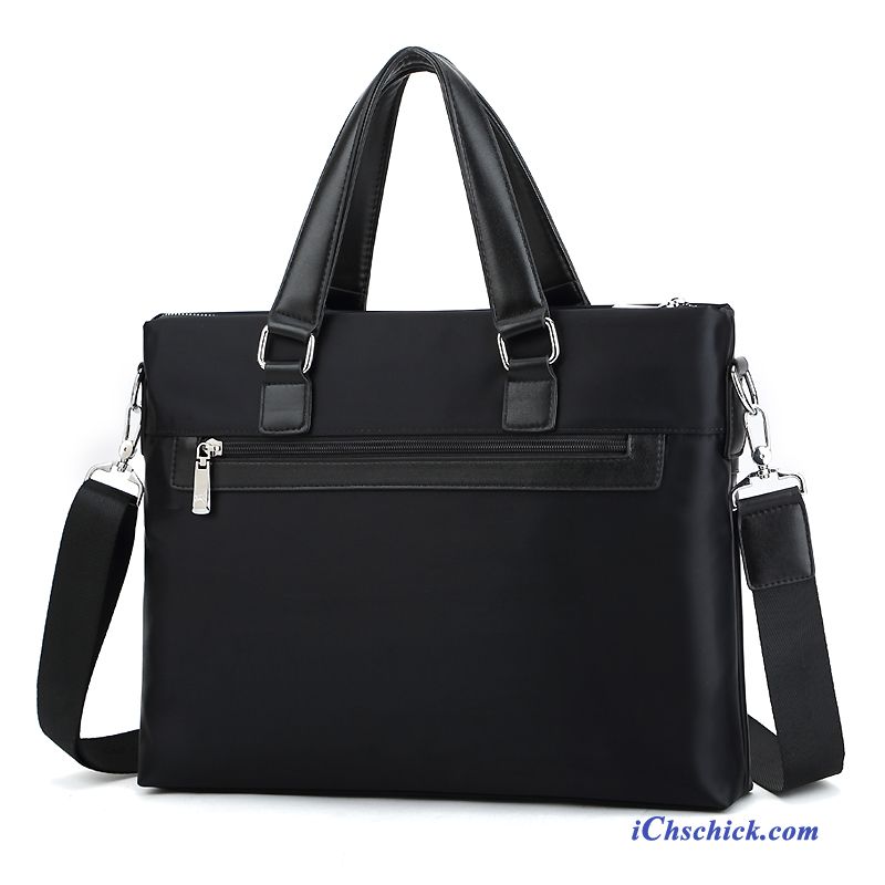 Taschen Handtaschen Oxford-tuch Segeltuch Aktentasche Laptoptasche Geschäft Schwarz Verkaufen