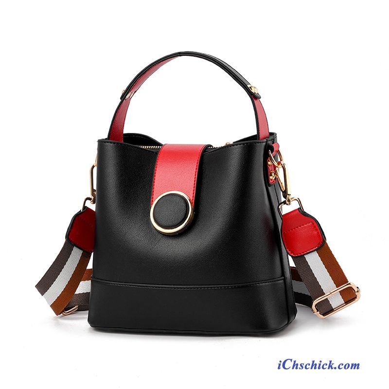 Taschen Handtaschen Temperament Allgleiches Mode Einfach Das Neue Schwarz Rot Online