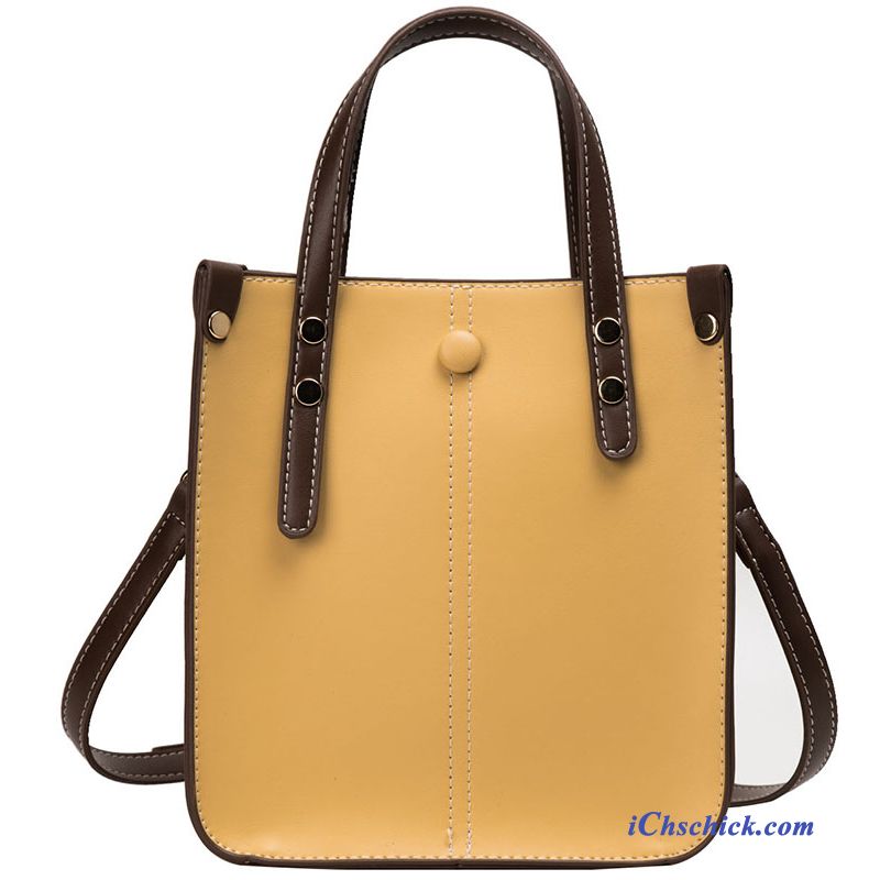 Taschen Handtaschen Trend Messenger-tasche Das Neue Mode Einfach Gelb Billige