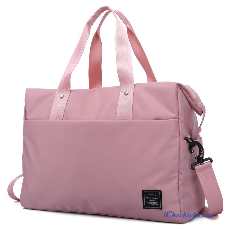 Taschen Reisetasche Fitness Wasserdicht Tragbar Hohe Kapazität Klein Rosa Beige Rot Günstig