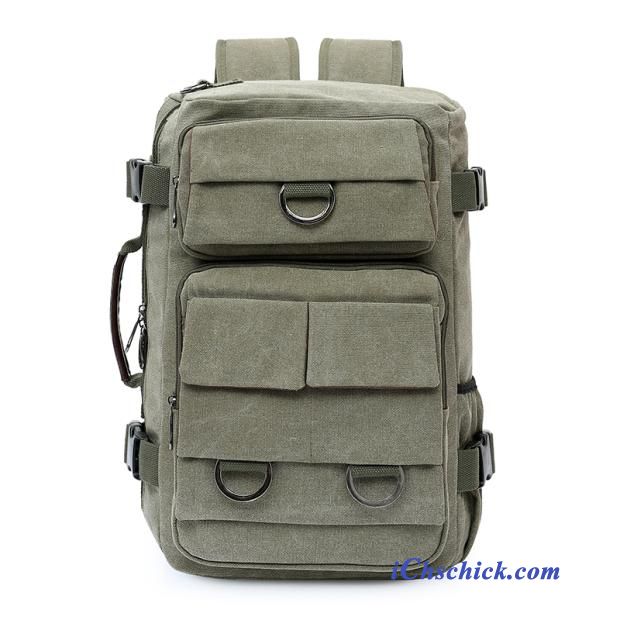 Taschen Reisetasche Herren Sport Rucksäck Handtaschen Persönlichkeit Army Grün Discount