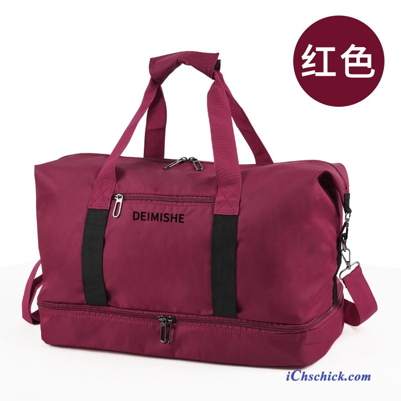 Taschen Reisetasche Hohe Kapazität Trend Gepäck Einfach Licht Rot Günstig