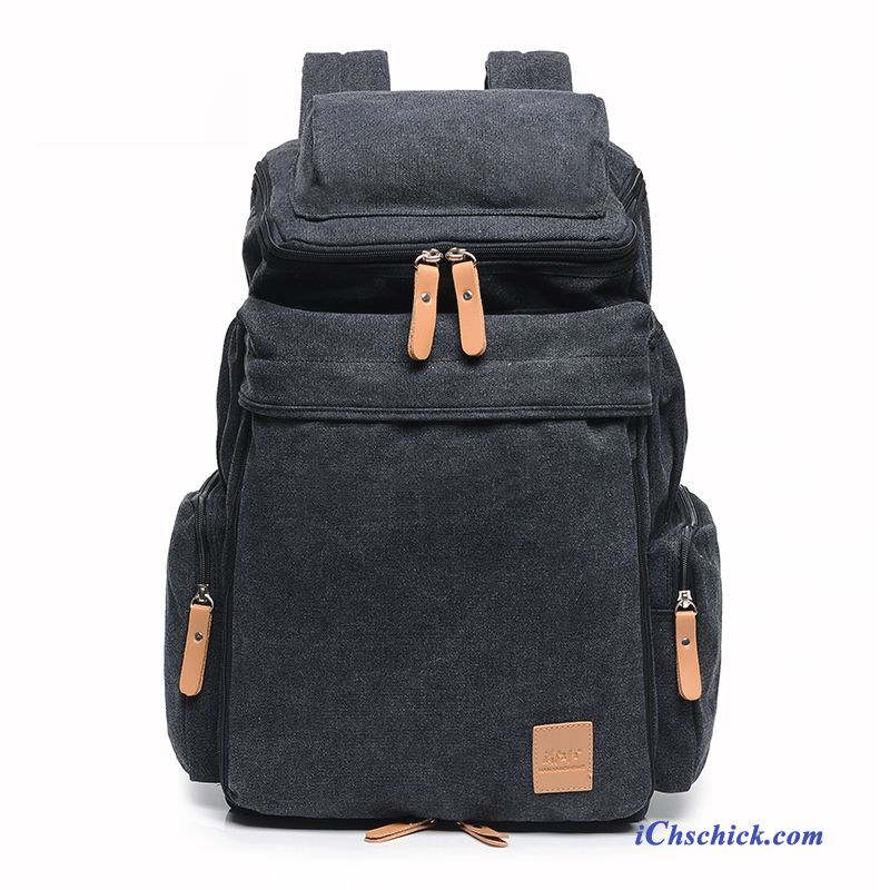 Taschen Reisetasche Ultra Denim Rucksäck Herren Segeltuch Schwarz Online