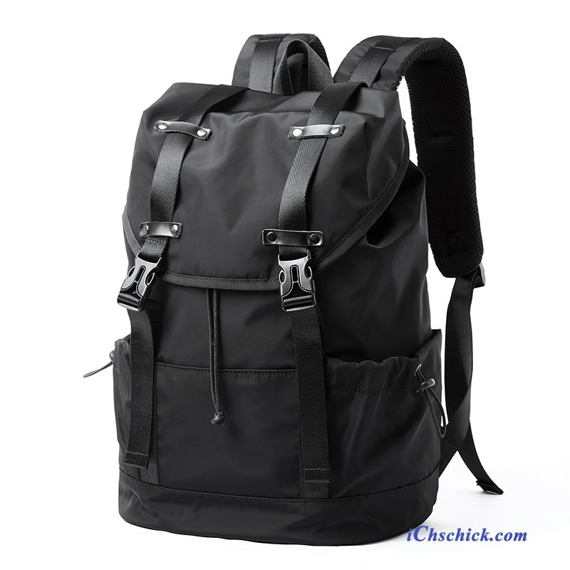 Taschen Reisetasche Weiterführende Schule Einfach Schüler Freizeit Rucksäck Schwarz Verkaufen