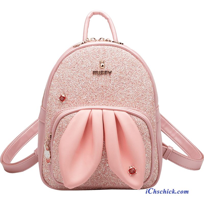 Taschen Rucksäcke Hase Schulranzen Schüler Rucksack Schön Rosa Beige Kaufen