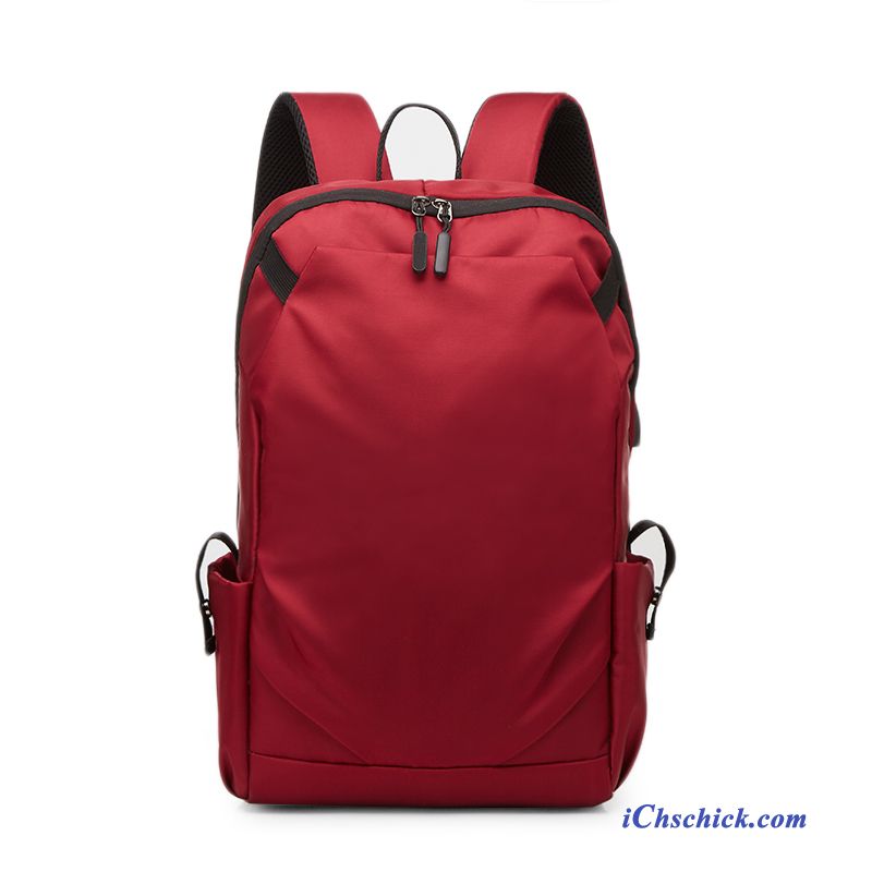 Taschen Rucksäcke Laptoptasche Rucksack Sport Mode Klein Beige Rot Kaufen