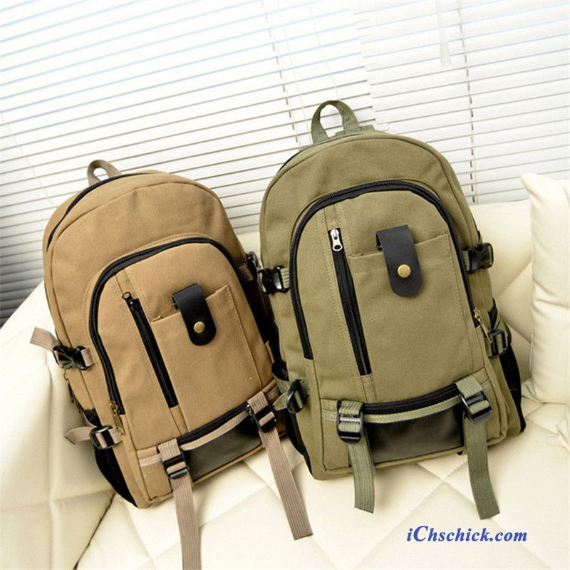 Taschen Rucksäcke Mode Wasserdicht Licht Freizeit Rucksack Khaki Hell Online