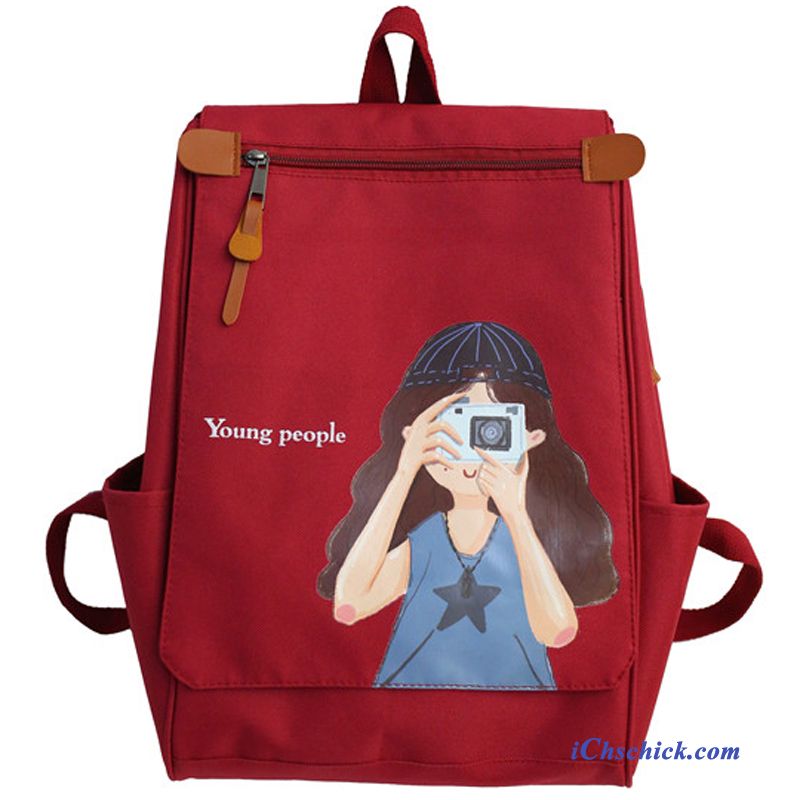 Taschen Rucksäcke Schulranzen Weiterführende Schule Mode Das Neue Rucksack Rot Online