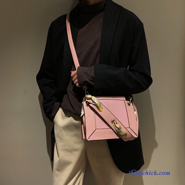 Taschen Umhängetaschen Das Neue Handtaschen Trend Mode Einfach Rosa Billige