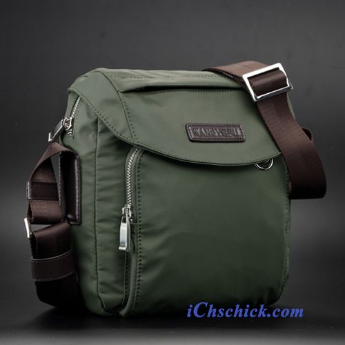 Taschen Umhängetaschen Freizeit Messenger-tasche Das Neue Echtleder Oxford-tuch Army Grün Discount