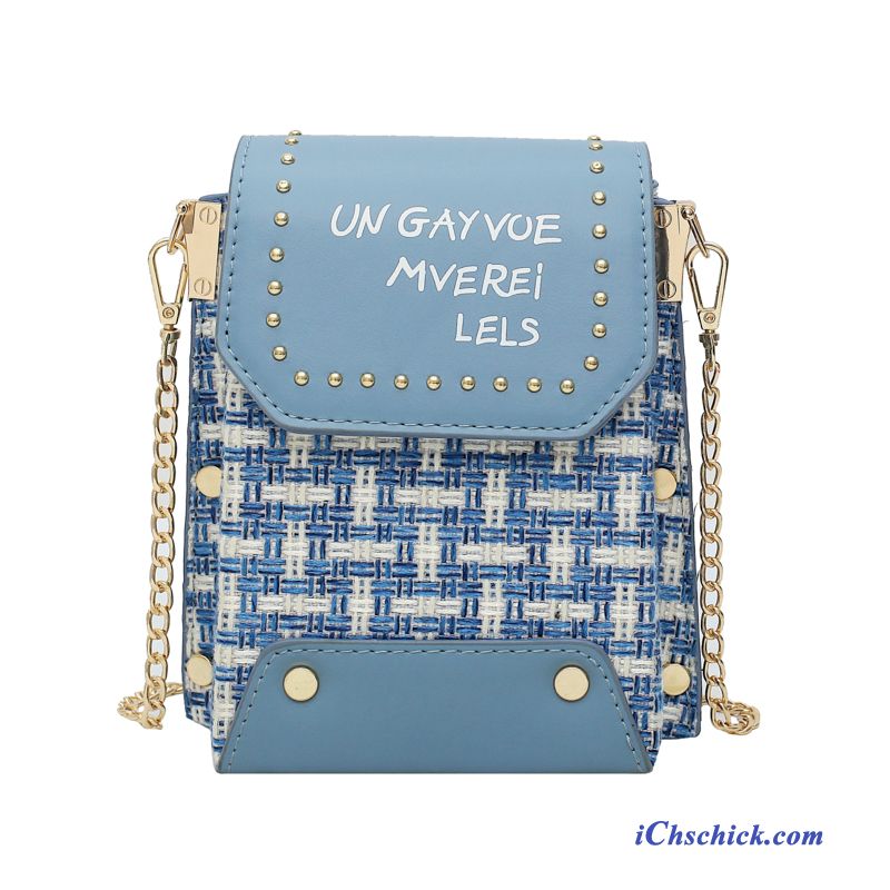 Taschen Umhängetaschen Messenger-tasche Ultra Trend Klein Das Neue Blau Sale